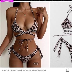 Leopard print bikini from SHEIN! Size medium but runs a bit small!